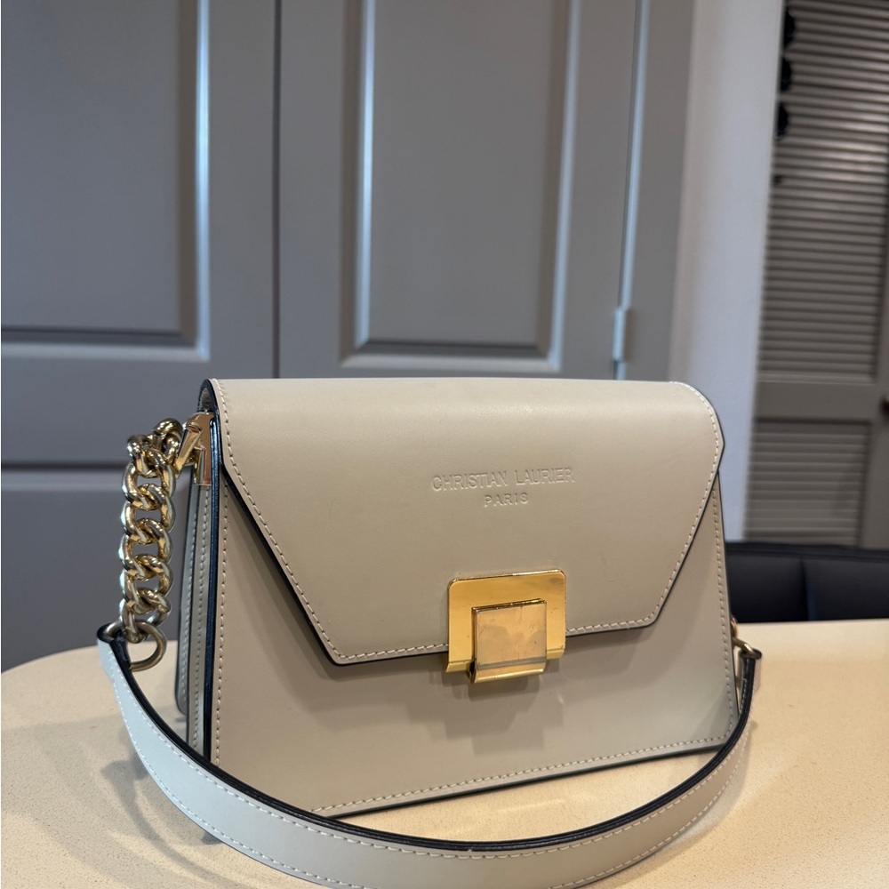 Christian Laurier Beige shoulder Bag